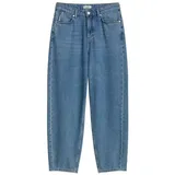 Marc O'Polo Marc OߴPolo Denim Damen Jeanshose Cropped Barrel-Jeans, Blau (Medium Blue Multi 51), W31/L32 - 31W / 32L