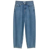 Marc O'Polo Marc OߴPolo Denim Damen Jeanshose Cropped Barrel-Jeans, Blau (Medium Blue Multi 51), W31/L32 - 31W / 32L
