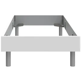 WIMEX Bett »Easy«, ohne Kopfteil, frei im Raum stellbar, weiß, , 48081854-0 Rahmenhöhe 19 cm