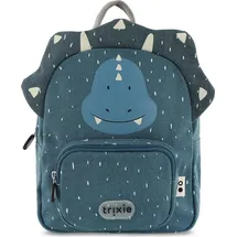 Trixie Rucksack - wasserdichter Schulranzen - Mr. Triceratops - Dino - Blau