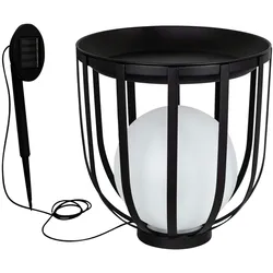 Haushalt International Tisch Beistelltisch mit Solar LED Kugellampe 70486