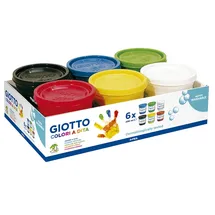 giotto-fila Fingermalfarbe Set 6 St. 200 ml Mehrfarbig