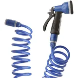 Tatay Spiralschlauch-Set 10 m blau