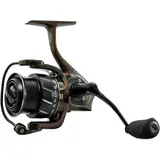 Abu Garcia Spinnrolle, Spike S Spinnrollen, Raubfischangeln, Süßwasserangler, Barsch, Hecht, Zander, Schwarz, 6,2:1 Übersetzung, robust & leicht, 7+1 Lager, 2500SH