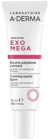 A-Derma Exomega Beruhigender Augenlid-Balsam 15ml