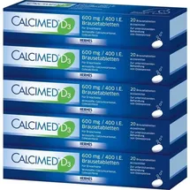 Hermes Arzneimittel Calcimed D3 600 mg/400 I.E. Brausetabletten