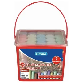 Stylex Sraßenkreide 20 St. mehrfarbig