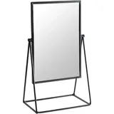 Harbour Housewares Rechteck Makeupspiegel - 22 X 39cm - Schwarz