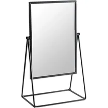 Harbour Housewares Rechteck Makeupspiegel - 22 X 39cm - Schwarz