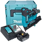 Makita DBN 610 RT1J Akku Stauchkopfnagler 18 V 32 - 64 mm mit 1x Akku 5,0 Ah + Ladegerät + Makpac