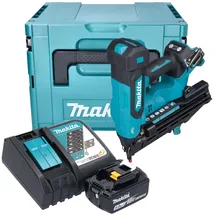 Makita DBN 610 RT1J Akku Stauchkopfnagler 18 V 32 - 64 mm mit 1x Akku 5,0 Ah + Ladegerät + Makpac