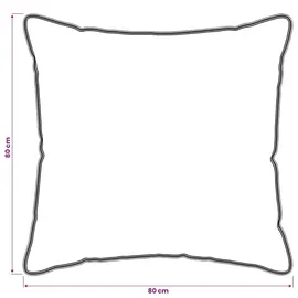 vidaXL KopfKissen 80 x 80 cm Beige