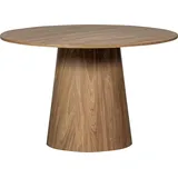 Woood DAHEIM Esstisch Maan Ø 120 cm Holzoptik Braun Walnuss