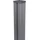 GROJA Zaunpfosten 9 x 9 x 300 cm Silbergrau/Aluminium