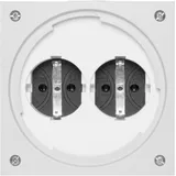 ABL Schuko-Steckdose 2-fach Grau