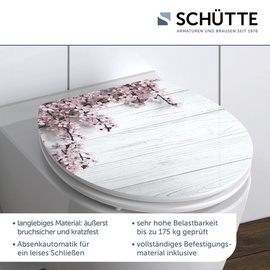 Schütte WC-Sitz FLOWERS and WOOD mit Absenkautomatik,