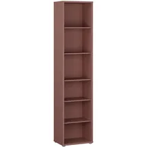Forte Bücherregal 49,8 x 34,9 x 214,3 cm Terrakotta