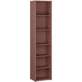 Forte Bücherregal 49,8 x 34,9 x 214,3 cm Terrakotta