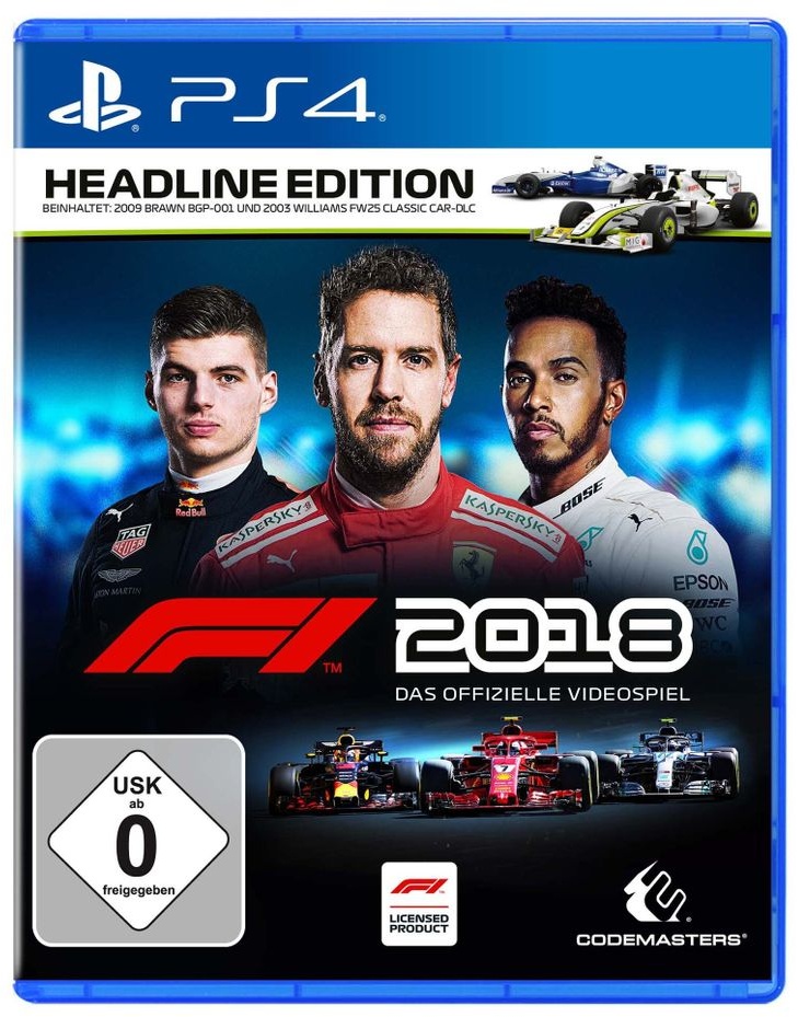 CODEMASTERS F1 2018 Headline Edition (PS4)