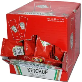 Heinz Tomato Ketchup CUBE Sachet fruchtig würzig 100 x 17ml 1700ml