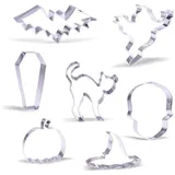 luxuskollektion Groß Halloween Ausstechformen Set 7 Stück Geist Katze Schädel