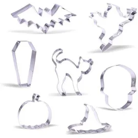 luxuskollektion Groß Halloween Ausstechformen Set 7 Stück Geist Katze Schädel