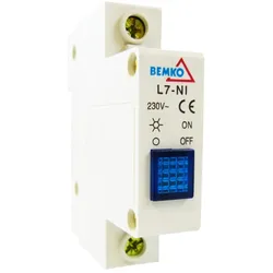 BEMKO Blau Leuchtmelder phasenkontrolle signalleuchte 115-250V AC 1993