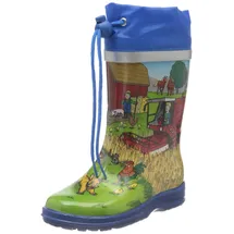 Beck Jungen Boerderij Gummistiefel, Mehrfarbig, 31 EU