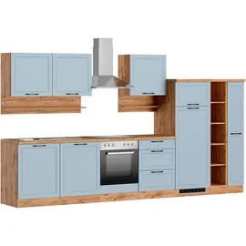 kochstation Küchenzeile KS-Lana 360 cm blau