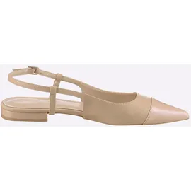 Heine Ballerina HEINE, Damen, Gr. 39, nude, Synthetik, Schuhe Ballerina