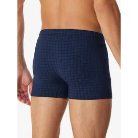 SCHIESSER Retro Boxershorts kariert blau 4XL 5er Pack