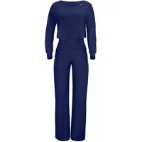 WINSHAPE Damen Functional Comfort Jumpsuit JS101LSC, Comfort Style, Fitness Freizeit Yoga Pilates, Dark-Blue