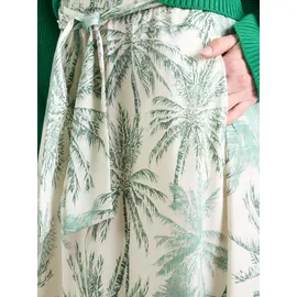 s.Oliver Faltenrock Damen Floral Grün 40