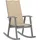 vidaXL Schaukelstuhl 60 x 70 x 100 cm grau