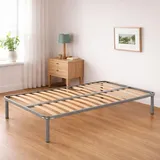 -Doppelbettgestell, orthopädisches Untergestell aus Birkensperrholz mit 14 Latten, 100 %  Italy, 180 x 200 x 34 cm