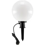 ChiliTec Garten Kugelleuchte 20cm IP44 mit Erdspieß