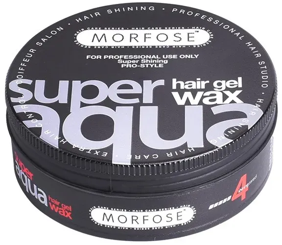 Morfose Hair Aqua Gelwax Super Black 150ml
