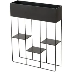 Modernes Regal aus Metall mit 3 Regalböden und Blumenkasten (indoor) von Boltze zum Top Preis