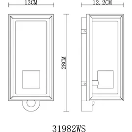 GLOBO 31982WS Landschafts-/Garten-Beleuchtung