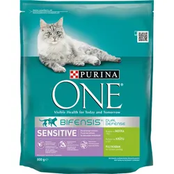 Purina One Cat Sensitive Katzenfutter mit Pute 800g
