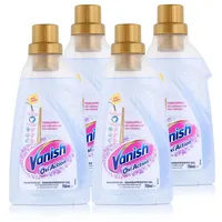 Vanish Oxi Action Konzentriertes Gel Powerweiss 750ml Wäsche Booster (4er Pack)