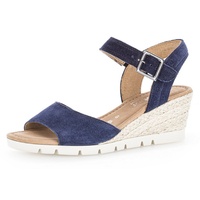 Gabor TUNIS Sandalette, Sommerschuh, Sandale, Keilabsatz, in Schuhweite G (weit) blau 37 EU