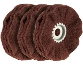 Osborn Schleifvliesring-Set, 3-teilig (A), zum Satinieren mittelfein, Ring-⌀ 200 mm