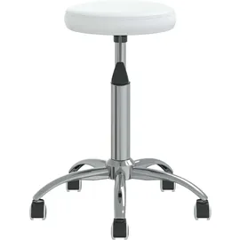 vidaXL Bürostuhl Drehbar Kunstleder Weiß