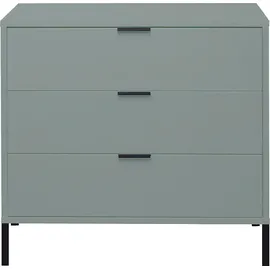 Mäusbacher Kommode MÄUSBACHER "Bonnie TOPSELLER", grün (pine grün matt), B:81cm H:80cm T:45cm, Holzwerkstoff, Sideboards, Kommode, Kommode mit 3 Schubladen