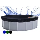 Quick Star Poolabdeckung Schwarz Ø 420 cm