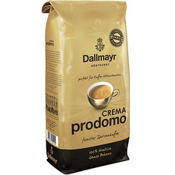 Dallmayr CREMA prodomo Kaffeebohnen Arabicabohnen kräftig 1,0 kg