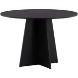 VCM Bootcut Esstisch Ø110cm Schwarz