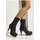 LASCANA BELLE AFFAIRE Schnürstiefelette Damen schwarz snake Gr.42