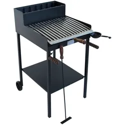 Cruccolini Belvedere - Handgefertigter Holz- und Kohlegrill aus Eisen